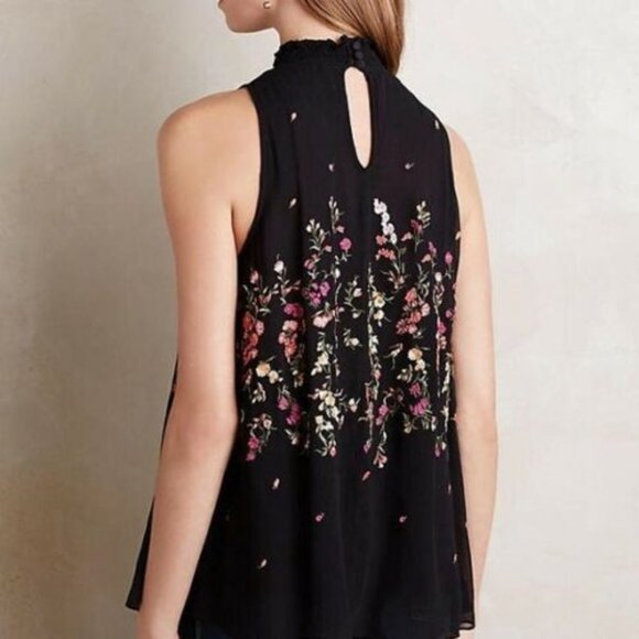 Floreat Anthropologie Embroidered Floral H10770 - Picture 8 of 9